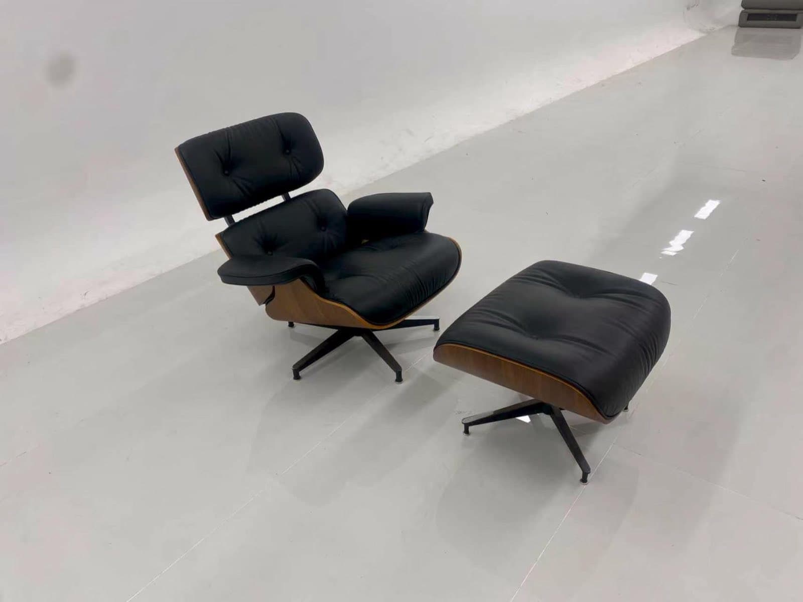 Eames lounge during factory quality check